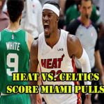 Heat vs. Celtics score, Miami pulls away for Game 1 win as Jimmy Butler scores 41 points